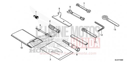 OUTIL CB500FAJ de 2018